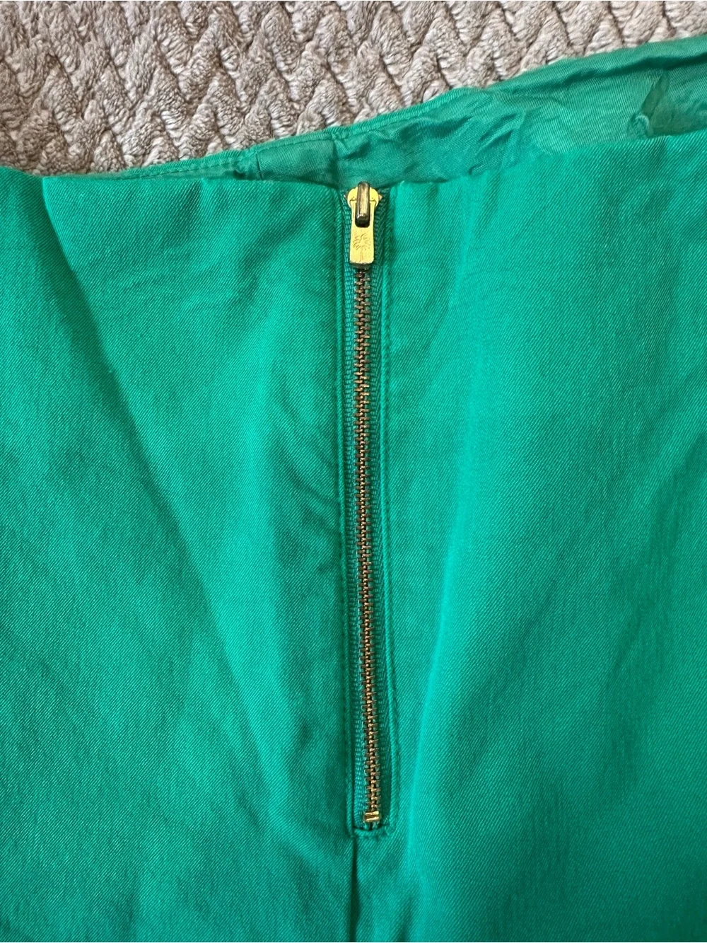 Lilly Pulitzer Emerald Green Mini Skirt